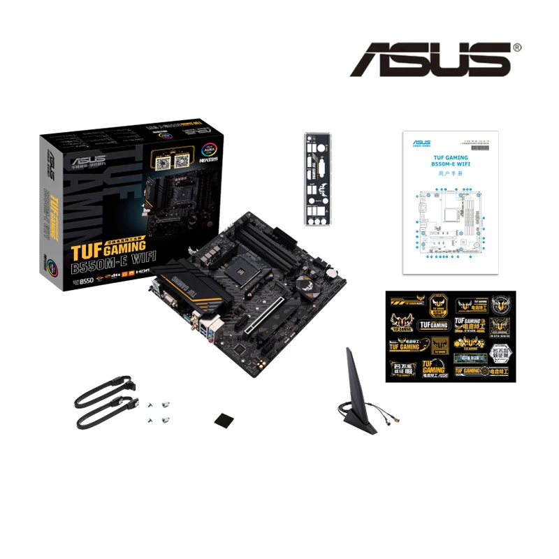 AMD Ryzen 7 5700X R7 5700X CPU + ASUS TUF GAMING B550M-E WiFi B550  Motherboard Suit Socket AM4 All new but without cooler - AliExpress