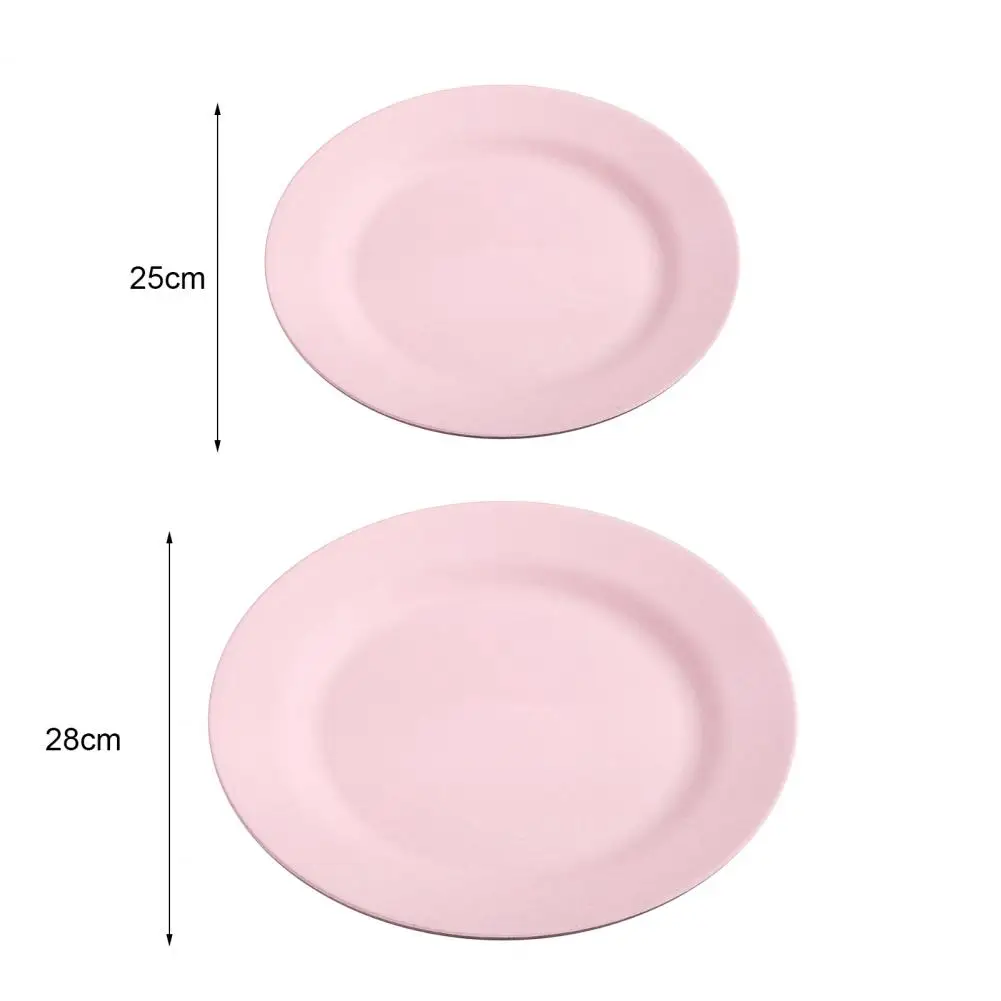 Snack Plate Unique Practical Heat-resistant Dinner Dishes Plastic Food Grade Material Kitchen Accessories