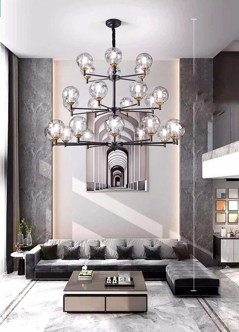 Description Picture 2 of itemModern home decor led lights pendant light lamps for living room Chandeliers for dining room hanging light indoor lighting