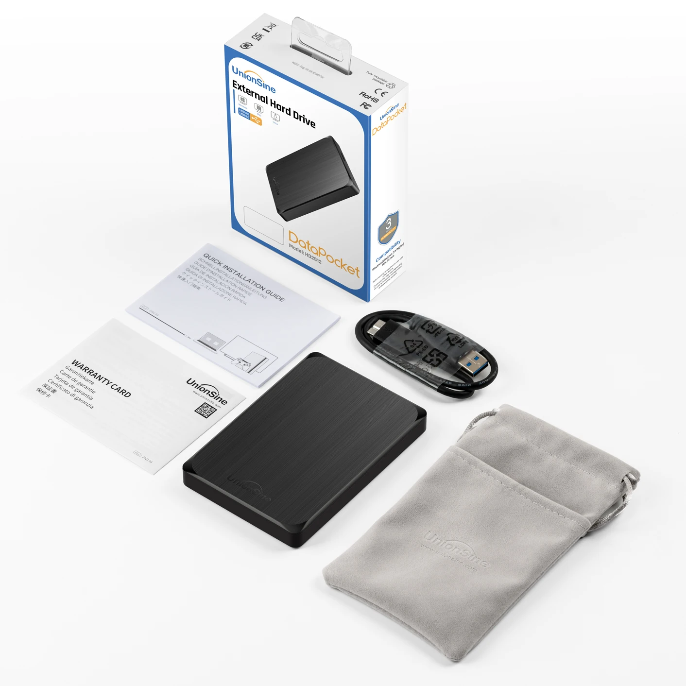 Compatível com PC,Mac,Desktop,MacBook,TV, Armazenamento USB 3.0, 1TB, 750GB, 500GB, 250GB