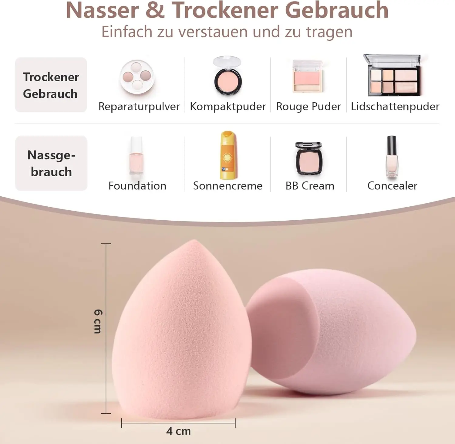 Maquillage Sponge Fond de Teint