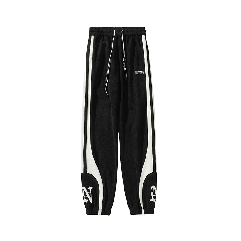 2024 Mens Winter Pants Trousers Jogging Casual Thickened Jogging Trousers Sweatpants