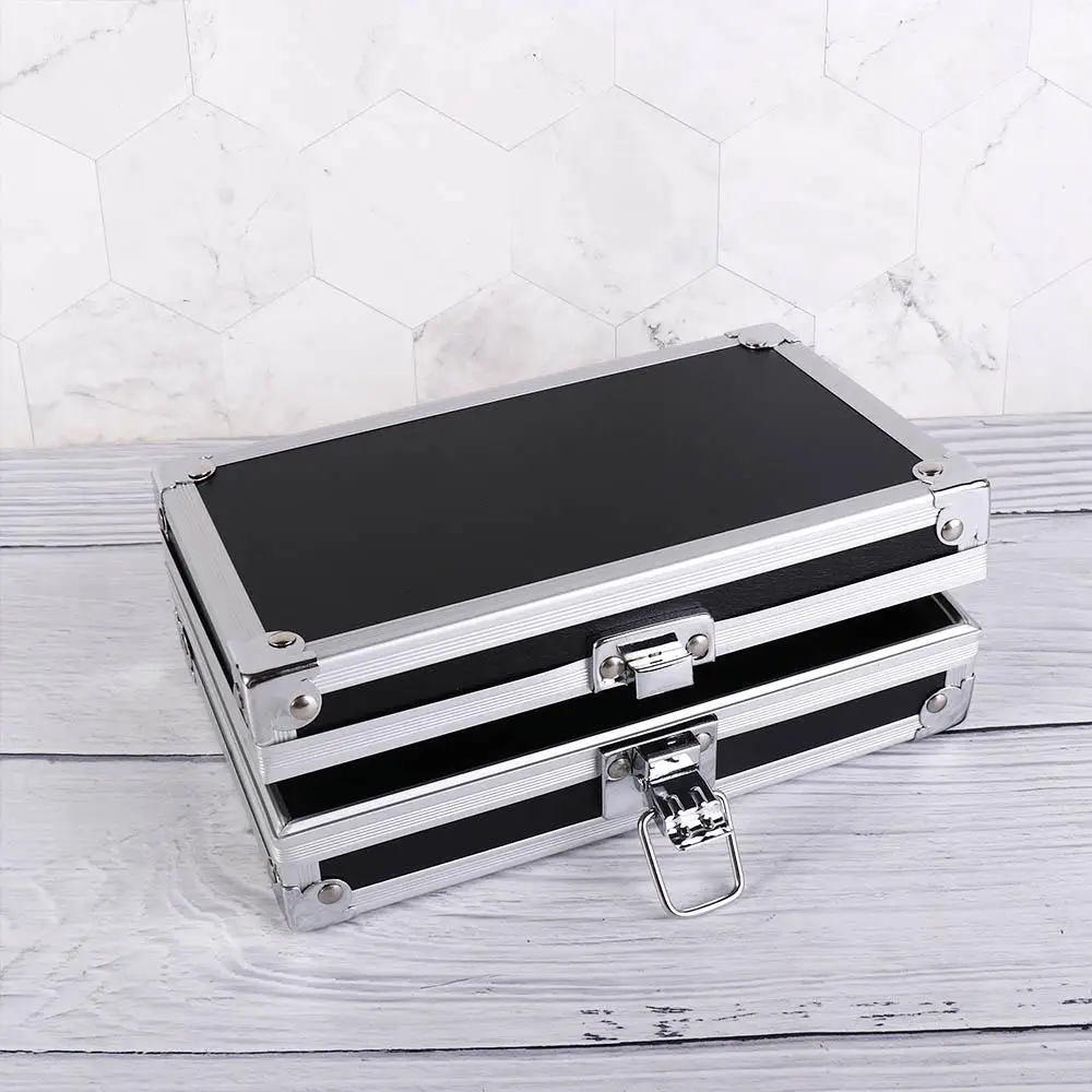 Storage Box Sponge With Handle Outdoor Camping Impact Resistant Store Items Metal Storage Travel Suitcase Toolbox Jewelry Box