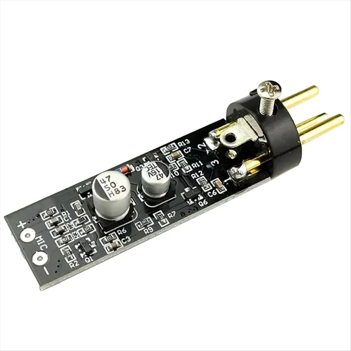 DT60 NEW 15-48V 팬텀 파워 일렉트릿 콘덴서 마이크 증폭기 보드 (K송 녹음, 컨퍼런스, 연설용) 125db