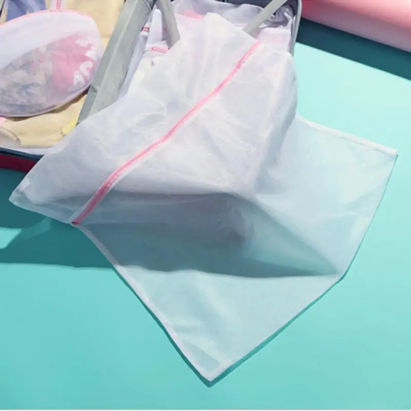 3PCS Coarse Laundry Bag Laundry Basket Bra Underwear Mesh Organizer Zippered Laundry Net Dirty laundry Basket Washing Machine 6
