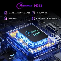 H96 MAX H313 Smart TV Box Android 14 TV Box 4K@60fps 100M/LAN Dual Wifi6 BT5.0 Google Voice Assistant Медиаплеер Set Top Box — изображение 3