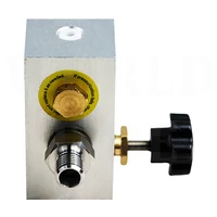 Original เครื่องอัดอากาศแรงดันสูงปั๊มบํารุงรักษาอุปกรณ์เสริมอลูมิเนียมวาล์ว Assembly 0-300bar 0-4500PSI 0-30MPA 3