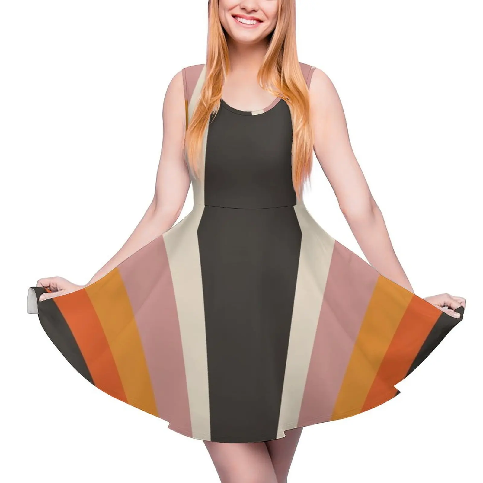 

Retro Cubed Round Neck Dress women's evening dresses 2024 Dress women