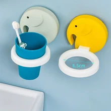 1 pçs punch freetoothbrush titular armazenamento banheiro economizar espaço suporte de montagem na parede copo acessórios do banheiro suprimentos caneta titular