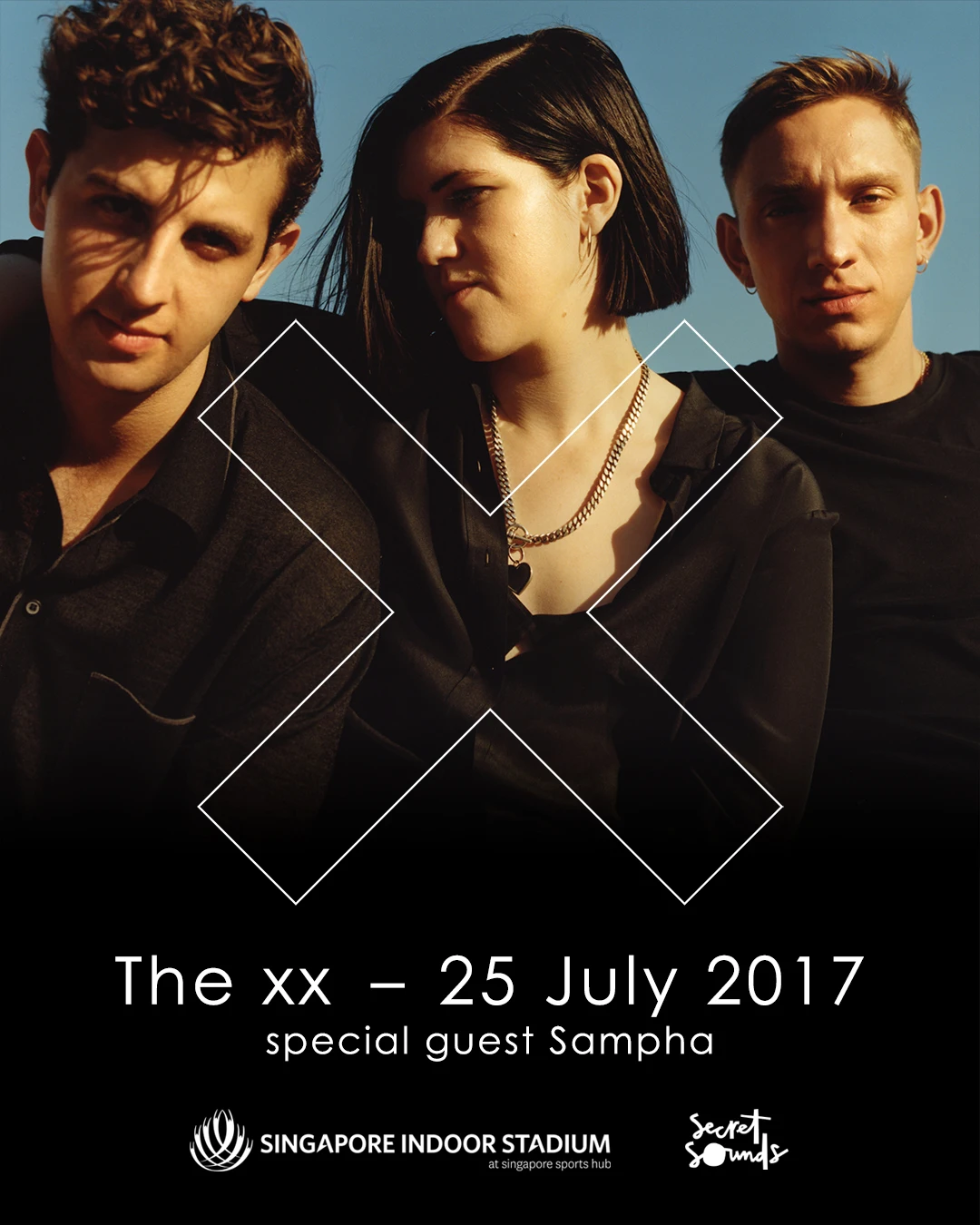 British Band The XX Poster Canvas Printed Music Wall Art Picture