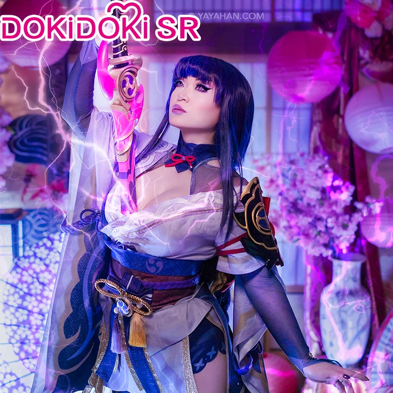 Raiden Shogun Baal Cosplay Game Genshin Impact Cosplay Costume DokiDoki-SR Shogun Baal Costume Raiden Ei Christmas cosplay costume
