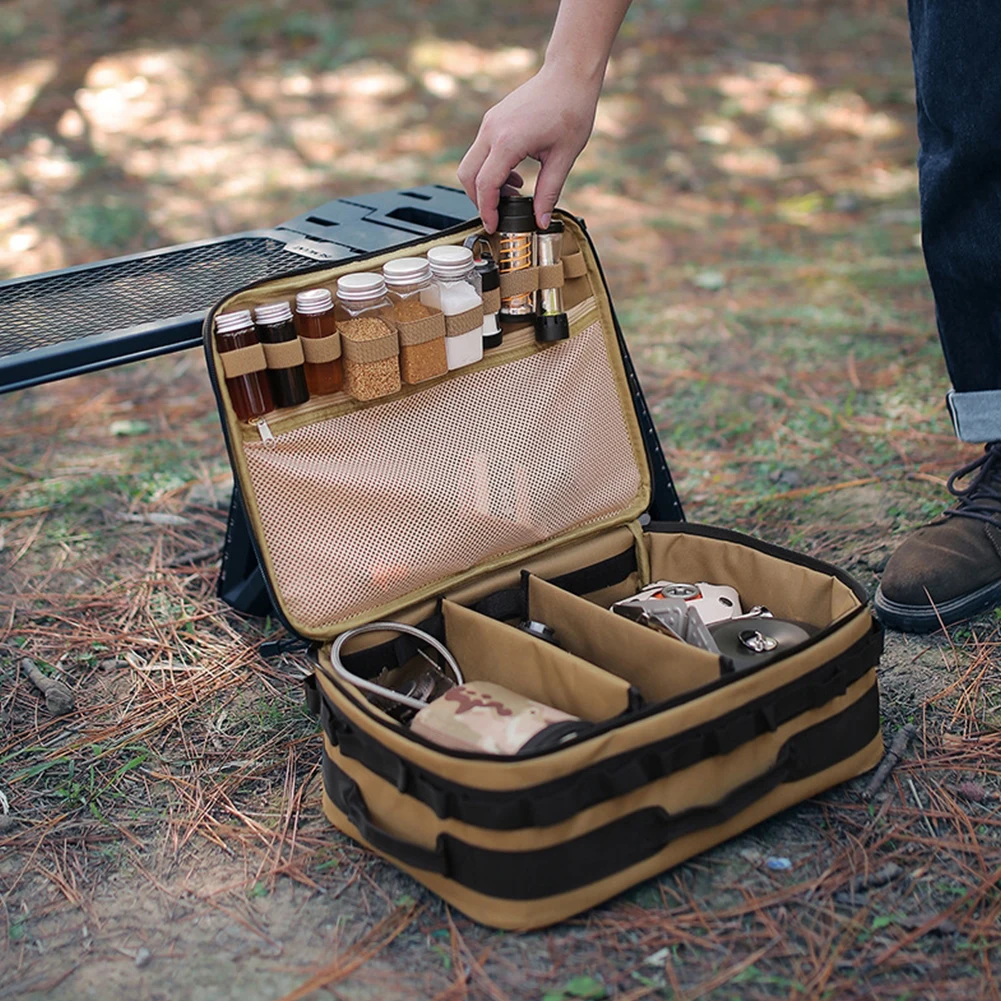 15L Outdoor Cookware Utensils Organizer Camping Gas Tank Storage Bags Portable Waterproof Bags For IGT Stove Picnic