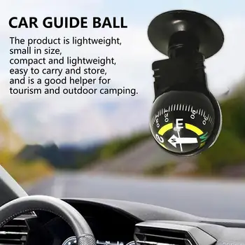 Bussola per Auto di Alta Precisione, Bussola a Sfera Regolabile per Navigazione, Ideale per Escursionismo e Navigazione Nautica