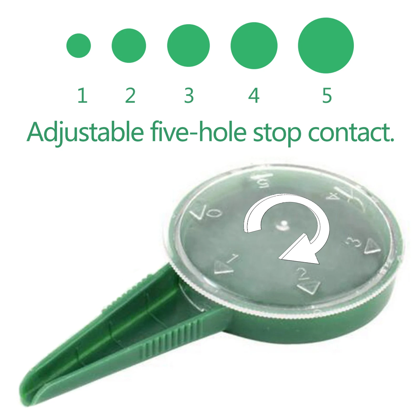 Plant Seed Sower Adjustable Hole Garden Multifunction Seeding Dispenser Tools Adapting to Various Sizes of Seeds
