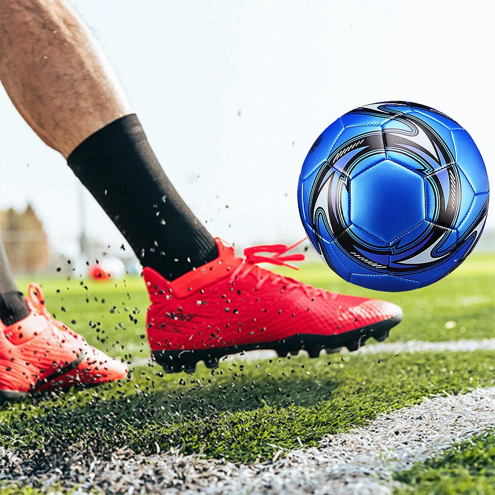 Standard Size 5 PVC Soccer Ball Leakproof Campus Football Wear Resistant New Rubber Soccer Ball Elastic Football