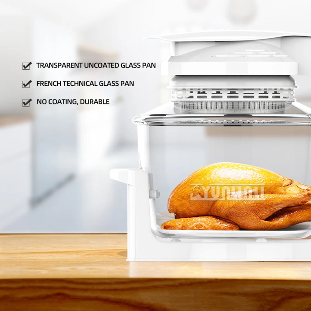 10l air fryer visible household glass friteuse a air chaud large capacity multifunctiona electric olla freidora de aire 10L Air Fryer Visible Household Glass Friteuse A Air Chaud Large Capacity Multifunctiona Electric Olla Freidora De Aire 5