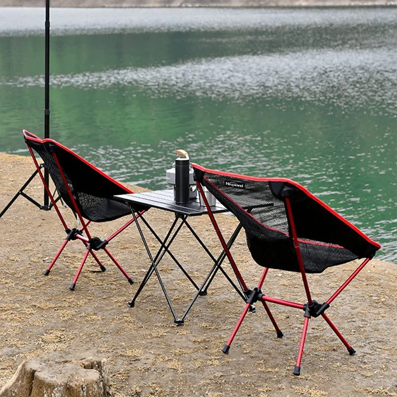 Hot Detachable Portable Folding Moon Chair Outdoor Camping Chairs Beach Fishing Chair Ultralight Travel Hiking Picnic Seat Tools portable chair folding stool camping beach fishing ultralight travel hiking chairs detachable picnic seat tool outdoor furniture