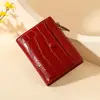 Women Purse Stone Pattern Multi-card Short Small Wallet Fashion Card Holder Ladies Zipper Buckle Coin Purse 2