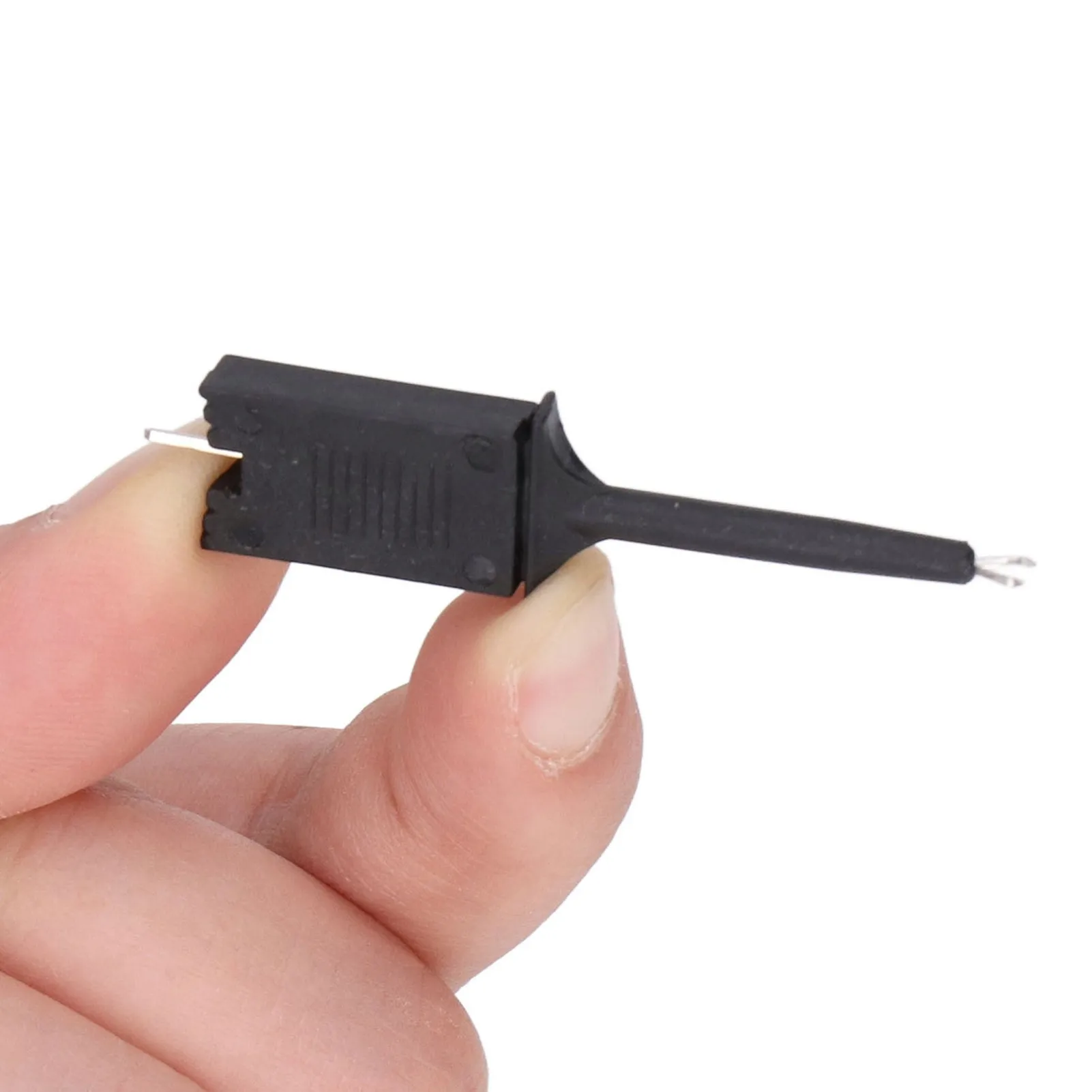 Mini Jumper Probe Test Clips Good Higher Conductivity Stainless Steel Metal Sheet for Logic Analyzer for Multimeter