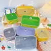Mesh Makeup Cosmetic Bag Zipper Travel Pouch Bag Big Eyes Make Up Case for Home Offices Travel Accessories Organizer Storage Bag 5