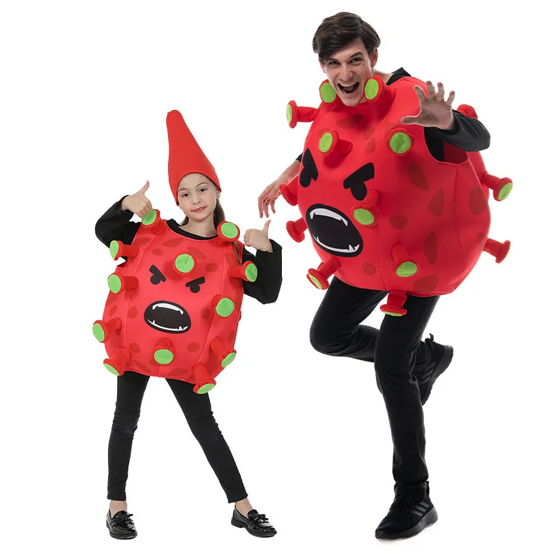 Children's Germs Performance Clothing Toddler Doctor Protective Virus Fairy Tale Drama Play Germ Wars Dance Clothes Cosplay