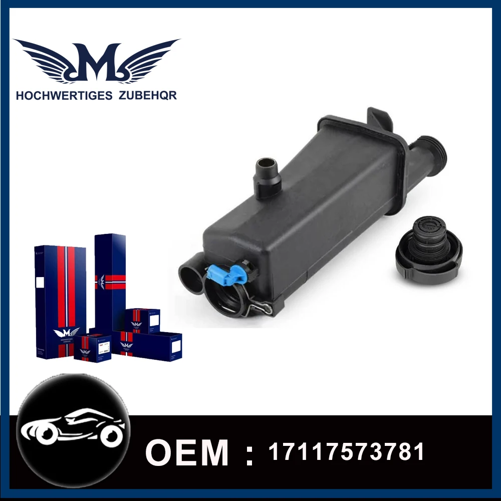 M Brand Coolant Radiator Overflow Expansion Reservoir For BMW 3 Z4 X3 E46 E83 E85 E86 E53 17137787039 17117573781 coolant expansion tank