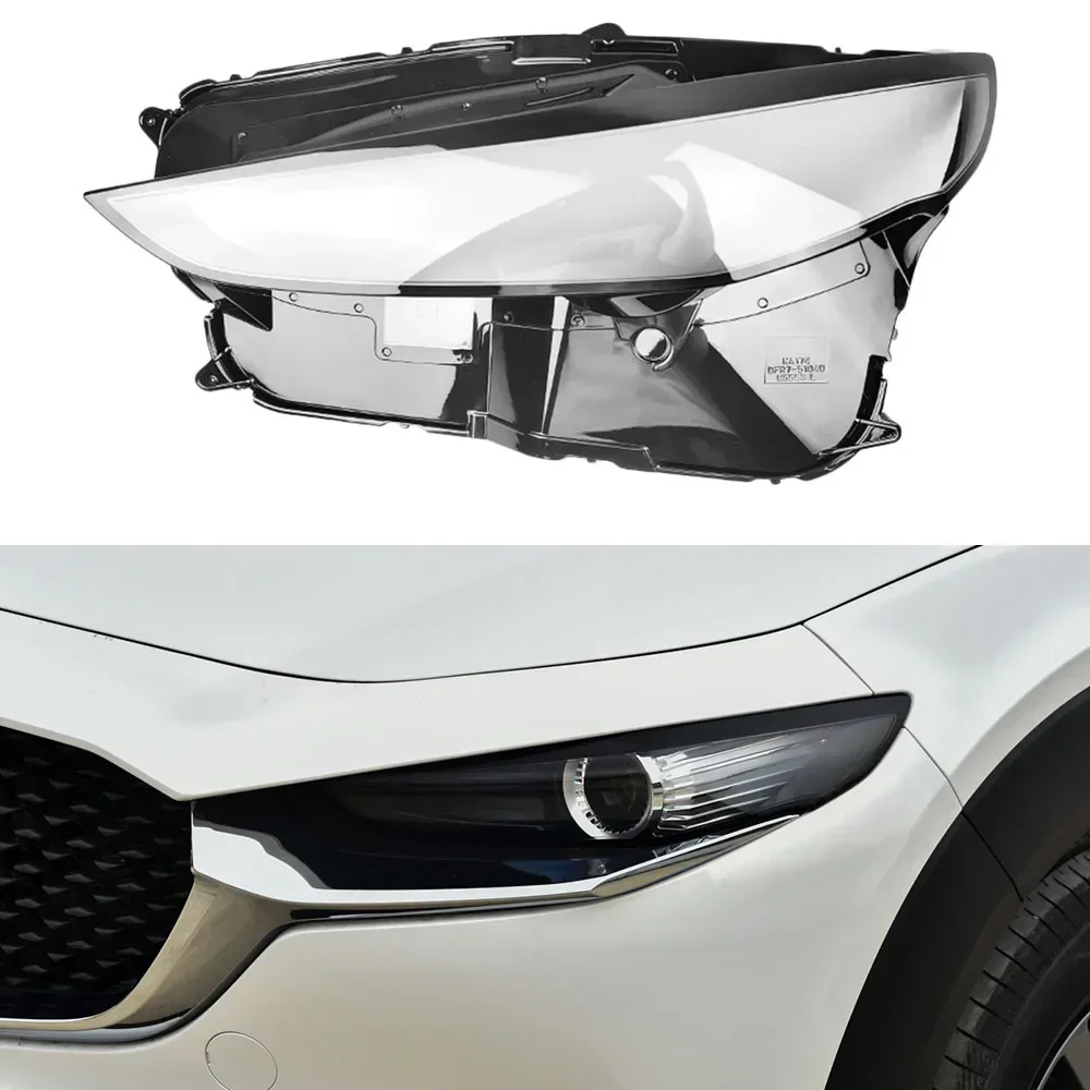 

For Mazda CX-30 Headlamp Transparent Cover Headlight Shell Lens Replace The Original Lampshade Plexiglass 2020 2021 2022 2023