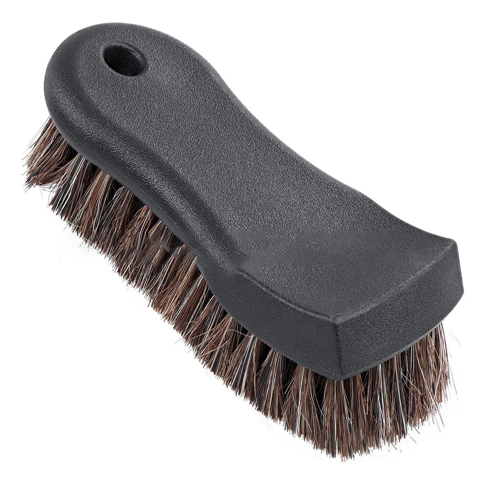 

Soft Horse Hair Leather Cleaning Brush Car Horse Hair Brush Gap Cleaning Brush Horsehair Detailing Car Interior Detailing Tool