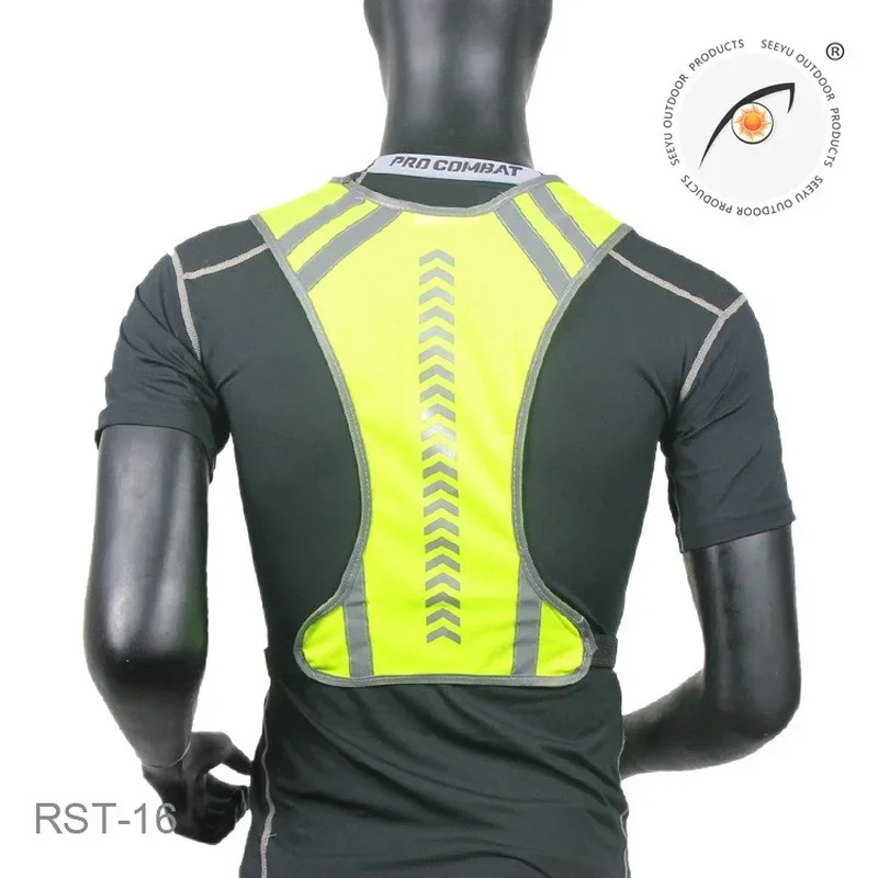 Reflective Safety Vest High Visibility Night Riding Running Vest Outdoor Sports Accessories Safety Night Sports Waistcoat reflective safety vest safety vest
