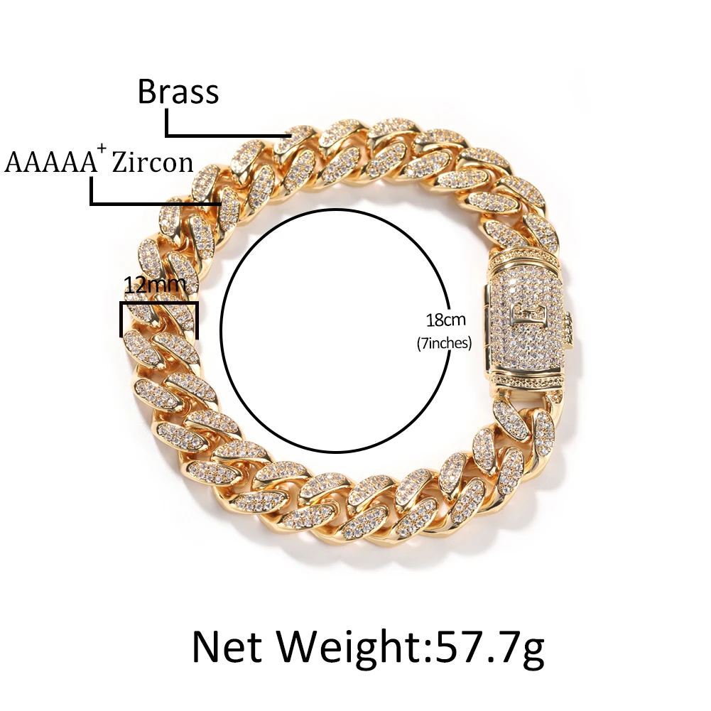 Uwin Letters On Bail Bracelet Iced Out Cubic Zirconia Initial Bangle For Women Fashion Jewelry Gifts