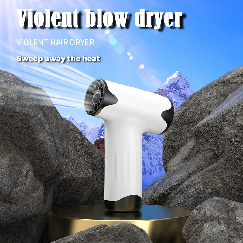 Cordless Hair Dryer 4 Speed Portable Hair Dryer for Car Outdoor Art Painting