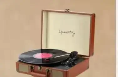 vinyl turntable Retro Portable Phonograph: Play Your Vinyl Anywhere You Go!