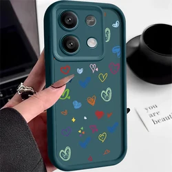 Coque de téléphone en silicone en forme de cœur amoureux de dessin animé
