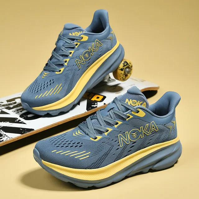 Zapatos deportivos de alta calidad para hombre, zapatillas bajas con amortiguación superior, zapatillas deportivas de malla ligeras y cómodas, zapatos casuales versátiles - Imagen 5