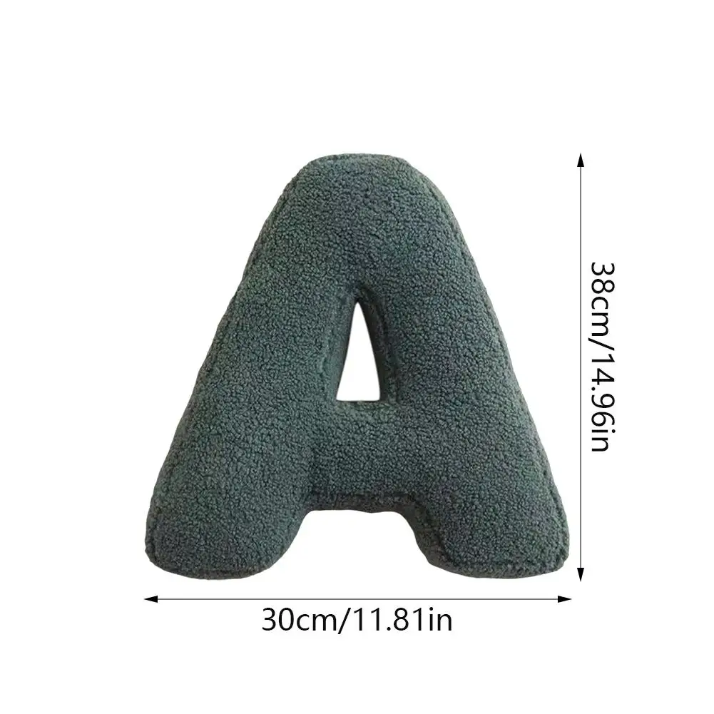 English Letter Plush Pillow Girl Birthday Gifts Bed Sofa Customized Cushion Baby Shower Toy Kid Room Decor Photo Prop 6