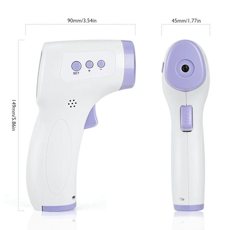 Medical Baby Thermometer Infrared Digital Measurement Forehead Ear Non-Contact