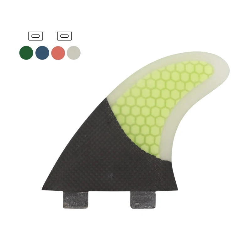 

Полууглеродные наполовину сотовые волоконные плавники для серфинга G5 G7, рифленые плавники для серфинга, высокое качество, 2 планшета, плавники для серфинга