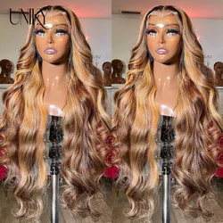 13x4 Lace Frontal Wig Human Hair Wig Brazilian Body Wave 4/27 Highlight Lace Frontal Wig Human Hair 4x4 HD Closure BodyLooseWig