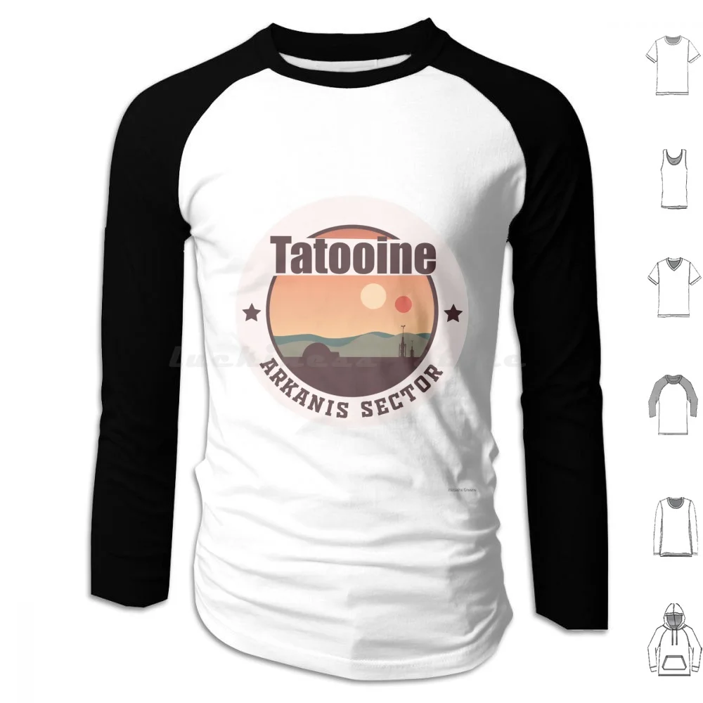 Retro Tatooine Sunset Design Felpe Con Cappuccio A Maniche Lunghe Droid Droids Luke Skywalker Luke Lucas Skywalker Anakin Anakin