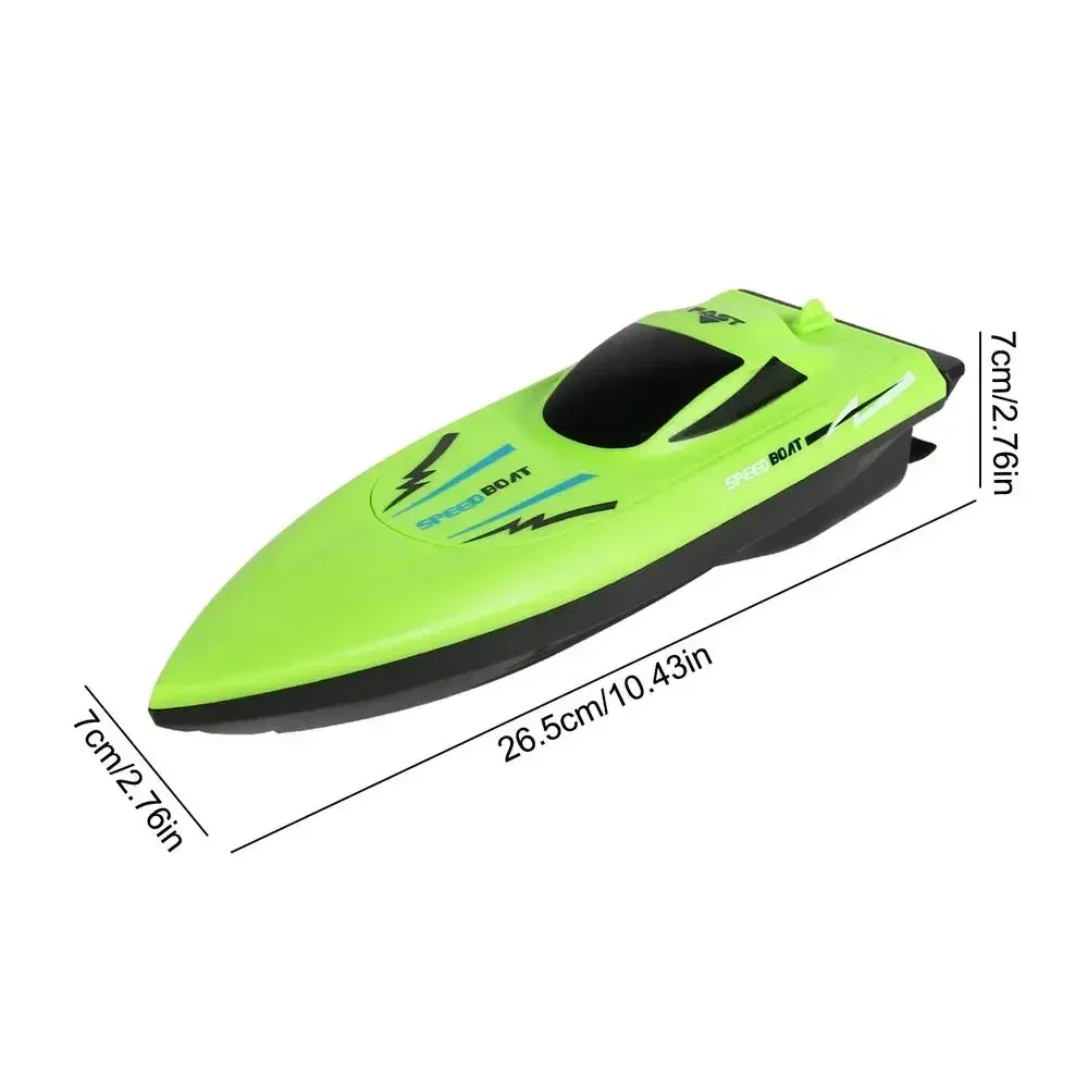 High Speed RC Boat Remote Control - Waterproof Kids Pool Racing Toy for Outdoor Lakes & Ponds Ideal Birthday Gifts For Kids Boys