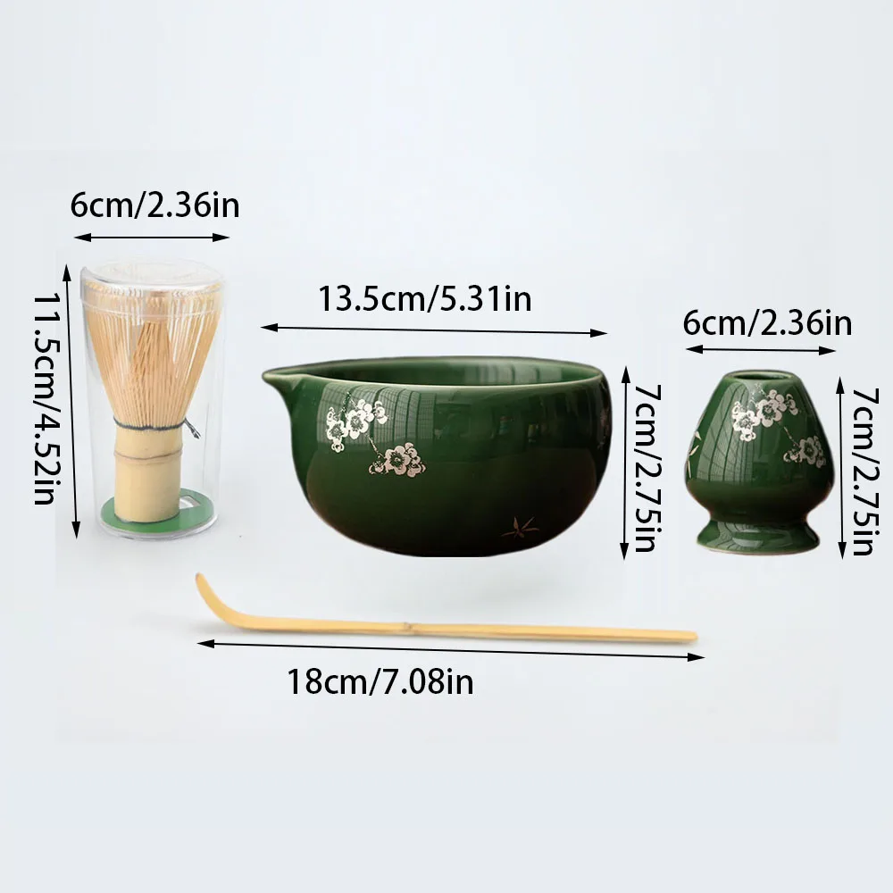 طقم شاي ماتشا 4 قطع ياباني
