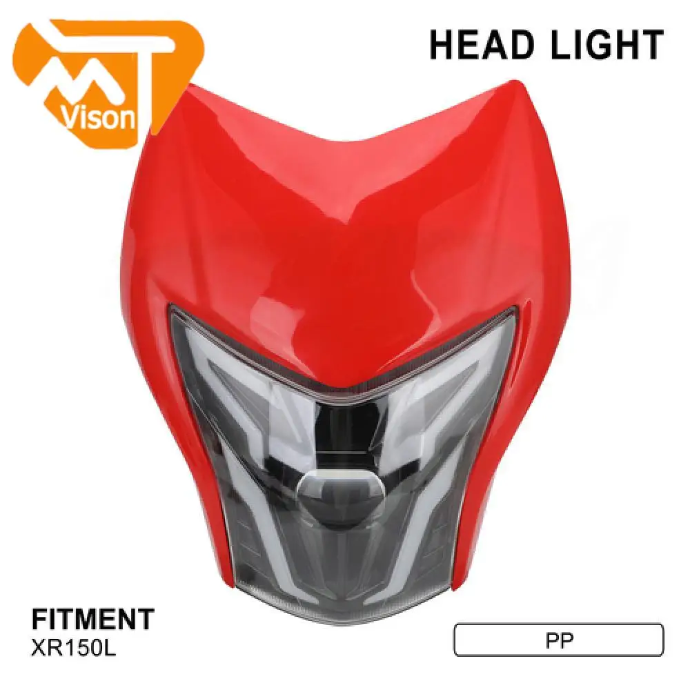 

New Headlights Motorcycle Accessories LED Headlamp PP Head Lamp Light Plastic For HONDA XR150L XR 150L