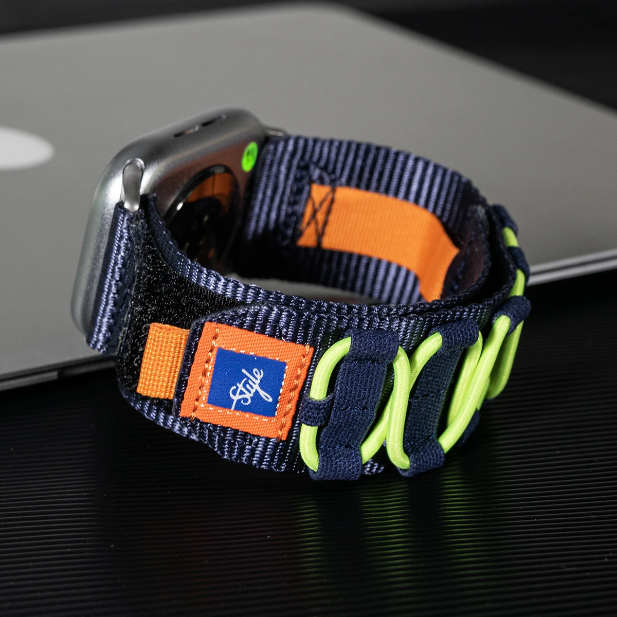 Tactical Nylon Sports Wrist Strap for Smartwatch - Durable Bracelet Design