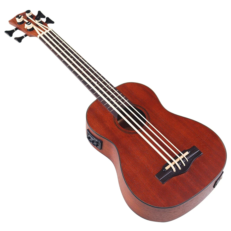 Ukulele Set Fretless Electric Ukulele Guitar 30 Inch 4 Strings