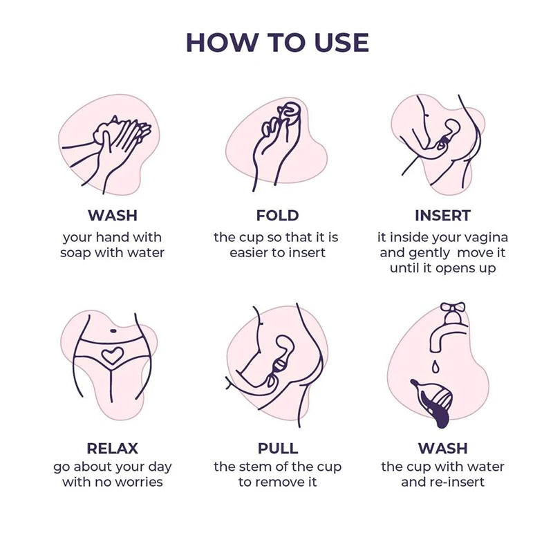 Menstrual Cups Medical Silicone