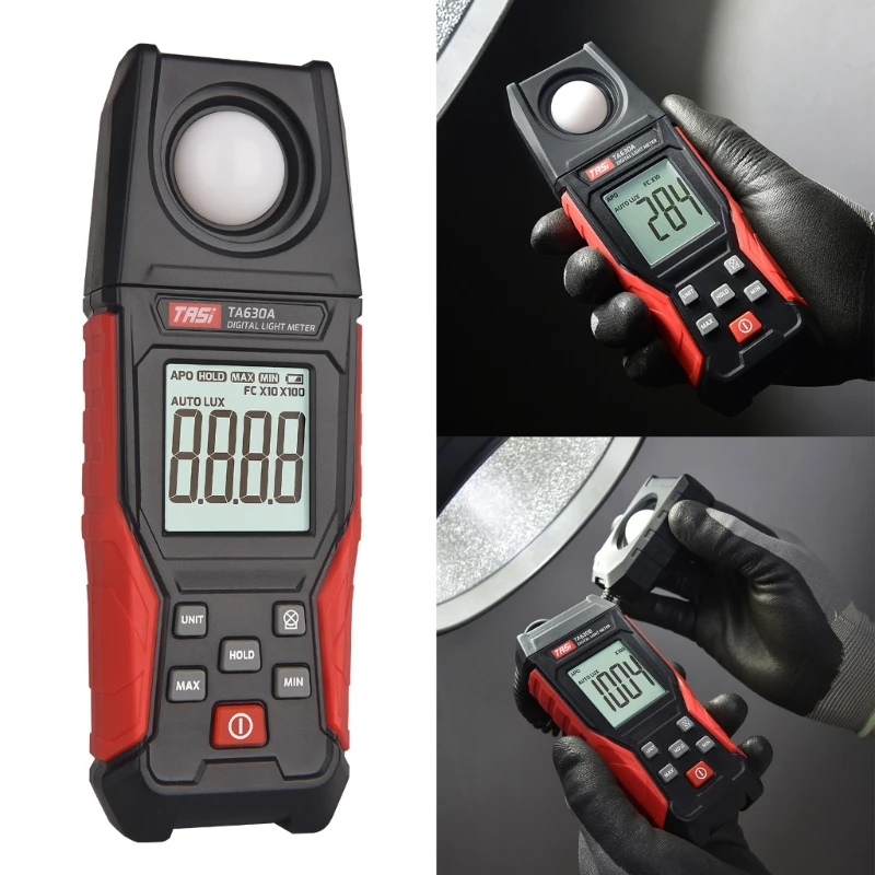 1pc Lighting Engineering Digital Luxometer Professional Handheld Light Meter High Accuracy Luxmeter Illuminometer Photometer 2