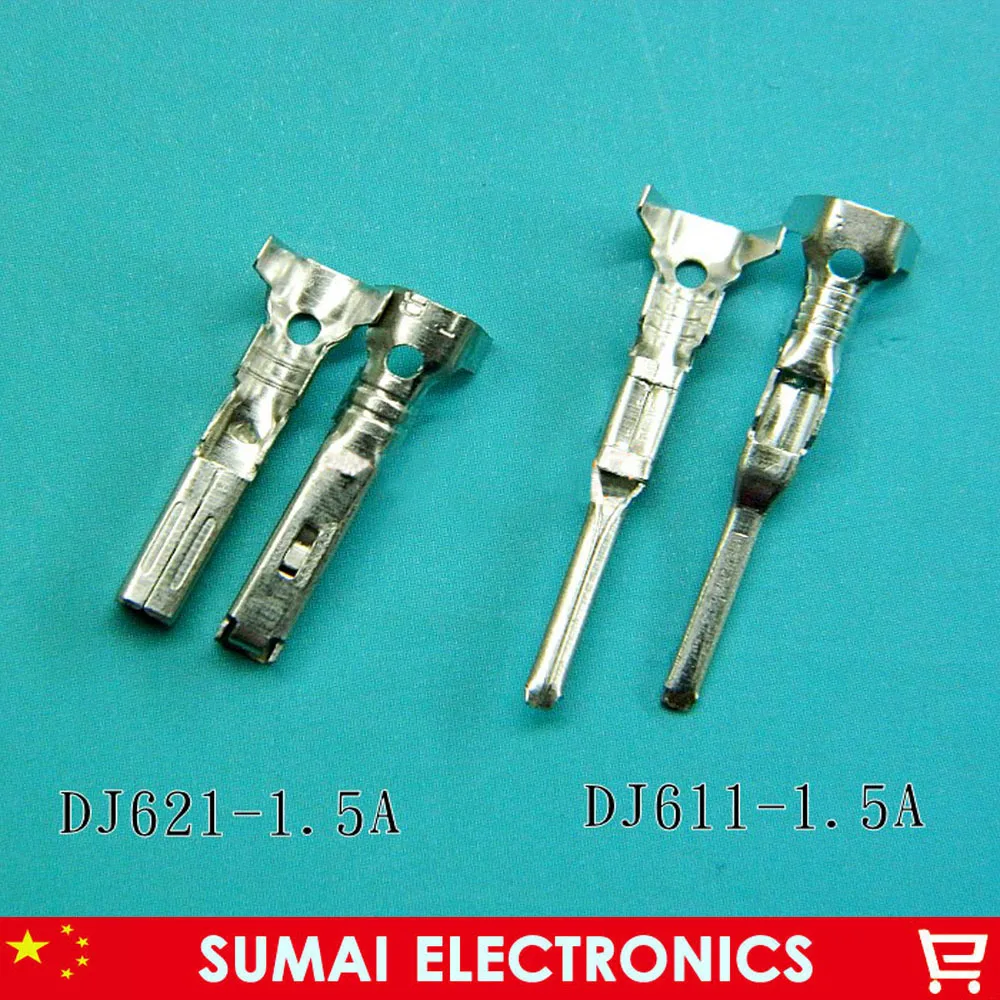 Terminal Connectors Spade Terminal Car Connector Car Terminals 1.5mm Male Female