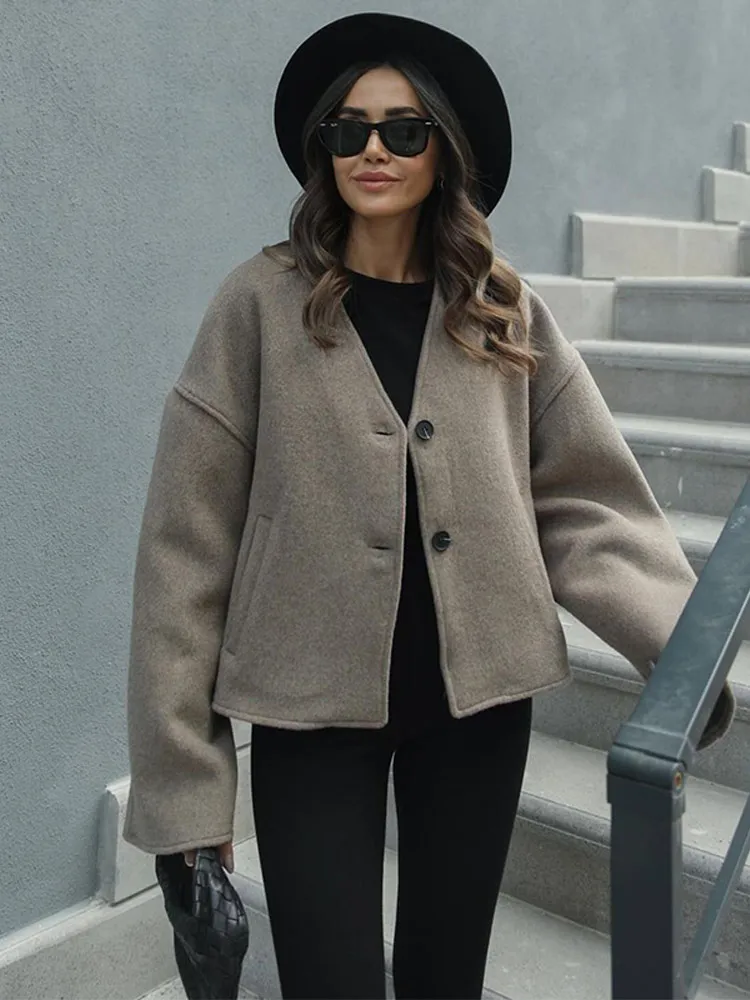 Blazer En Lin Noir Blazer Long Et élégant Cintré Pour Femme - Veste D'automne - Veste De Costume Sportive - Manteau Ouvert - Veste Blazer Décontractée - Bureau - Veste De Transition