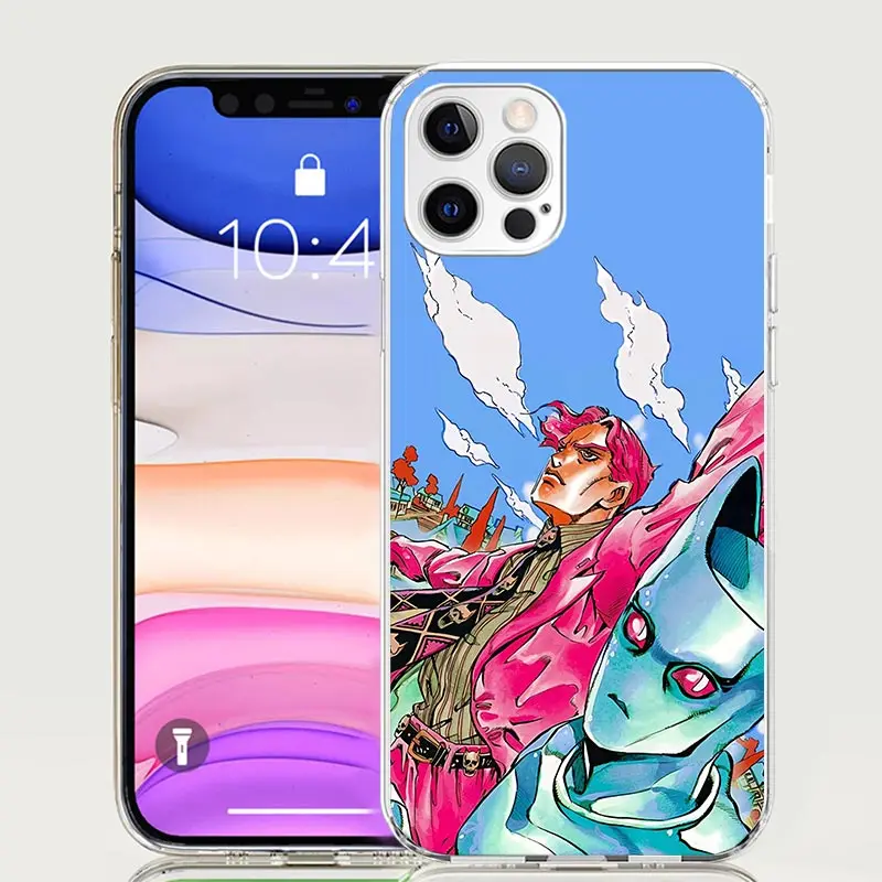 JoJo Kira Yoshikage Killer Queen Customized Phone Case with Pattern Art