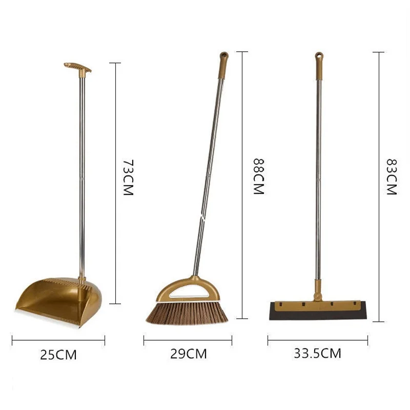 

Magic Broom and Plastic Dustpan Set Cleaning Tools Sweeper Wiper for Floors Home Accessories Sweeping Dust Brush Multifunction